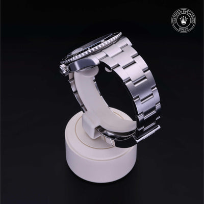 Rolex Certified Pre-owned Submariner M126610LN-0001 front on black background