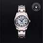 Rolex Certified Pre-owned Pearlmaster M81209-0044 front on black background