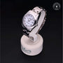 Rolex Certified Pre-owned Pearlmaster M81209-0044 front on black background