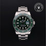 Rolex Certified Pre-owned Submariner M116610LV-0002 front on black background