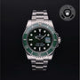 Rolex Certified Pre-owned Submariner M116610LV-0002 front on black background