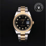 Rolex Certified Pre-owned Datejust M126333-0005 front on black background