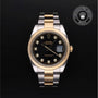 Rolex Certified Pre-owned Datejust M126333-0005 front on black background