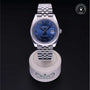 Rolex Certified Pre-owned Datejust M126334-0026 front on black background