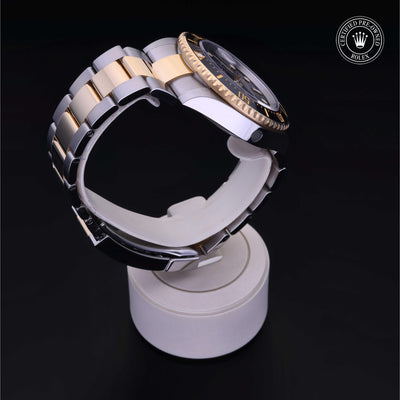 Rolex Certified Pre-owned Sea-Dweller M126603-0001 front on black background
