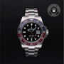 Rolex Certified Pre-owned GMT M126710BLRO-0002 front on black background