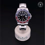 Rolex Certified Pre-owned GMT M126710BLRO-0002 front on black background