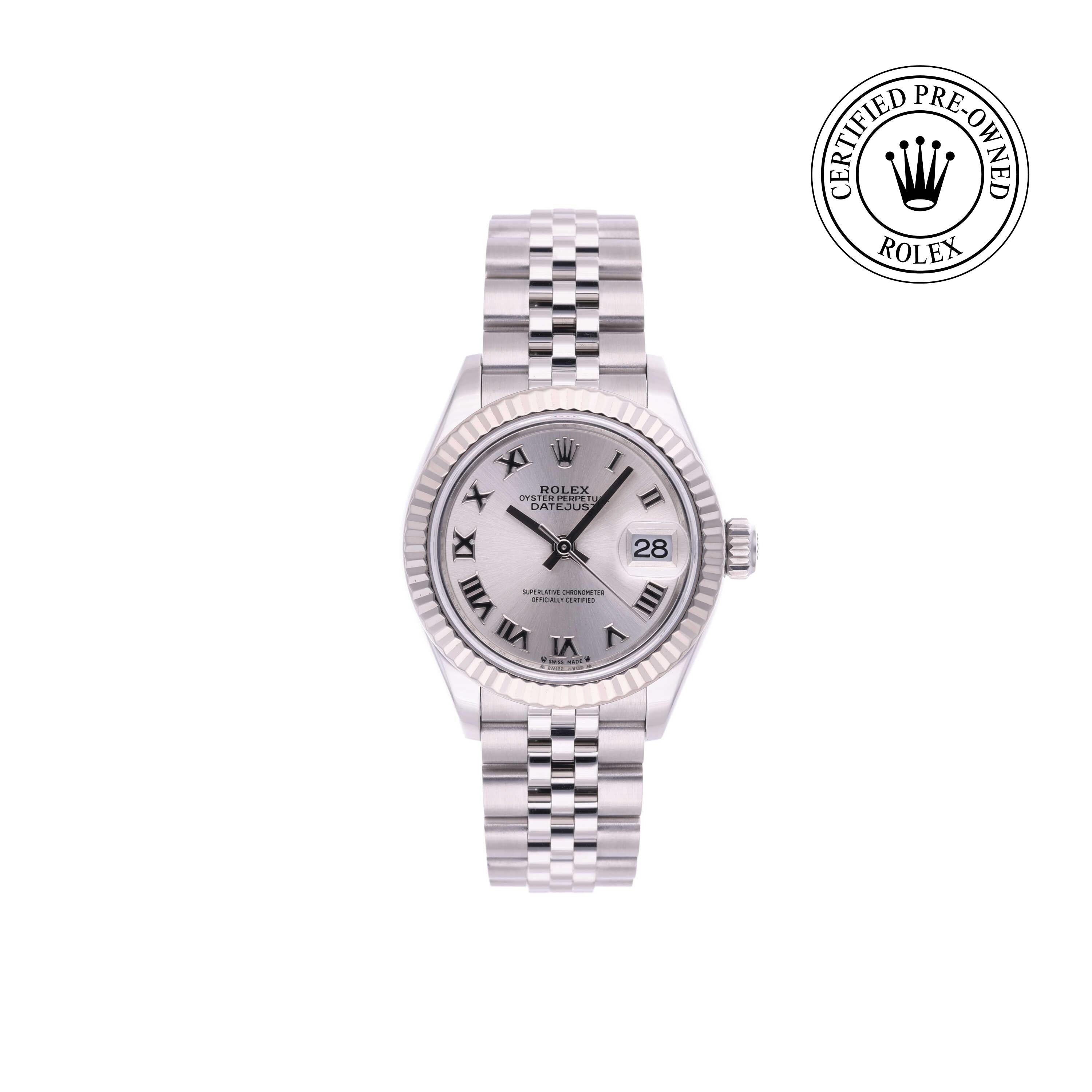 Rolex Certified Pre-owned Lady Datejust M279174-0007 front on white background