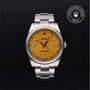 Rolex Certified Pre-owned Oyster Perpetual M124300-0004 front on black background