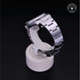 Rolex Certified Pre-owned Oyster Perpetual M124300-0004 front on black background