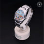Rolex Certified Pre-owned Oyster Perpetual M126000-0002 front on black background