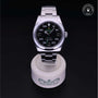Rolex Certified Pre-owned Air-King M116900-0001 front on black background