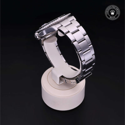 Rolex CPO Submariner M16610LV front on white background