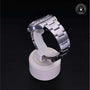 Rolex Certified Pre-owned Explorer M16570-0005 front on black background