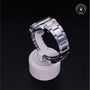 Rolex Certified Pre-owned Datejust M126200-0006 front on black background
