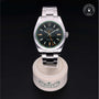 Rolex Certified Pre-owned Milgauss M116400GV-0001 front on black background