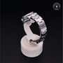 Rolex Certified Pre-owned Oyster Perpetual M277200-0005 front on black background