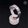 Rolex Certified Pre-owned Lady Datejust M278274-0033 front on black background