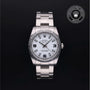 Rolex Certified Pre-owned Air-King M114210-0003 front on black background