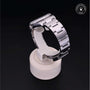 Rolex Certified Pre-owned Air-King M114210-0003 front on black background