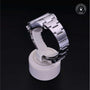 Rolex Certified Pre-owned Air-King M116900-0001 front on black background