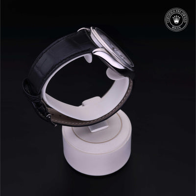 Rolex Certified Pre-owned Cellini M50509-0015 front on black background