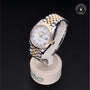 Rolex Certified Pre-owned Datejust M126233-0029 front on black background