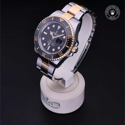 Rolex Certified Pre-owned Sea-Dweller M126603-0001 front on black background