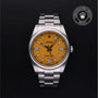Rolex Certified Pre-owned Oyster Perpetual M124300-0004 front on black background