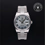 Rolex Certified Pre-owned Day-date M118206-0095 front on black background