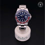 Rolex Certified Pre-owned GMT M126719BLRO-0003 front on black background