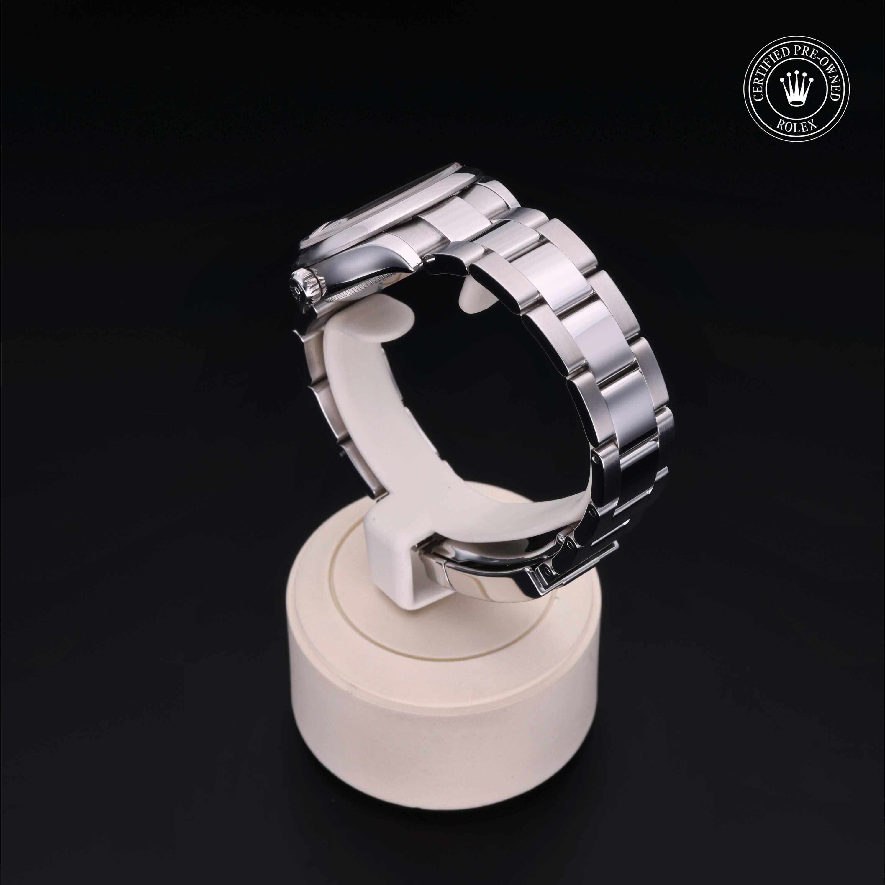 Rolex Certified Pre-owned Lady Datejust M278240-0011 front on black background