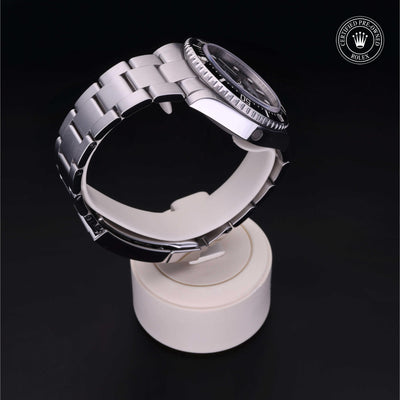 Rolex Certified Pre-owned Sea-Dweller M116600-0003 front on black background