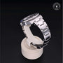 Rolex Certified Pre-owned GMT M116710BLNR-0002 front on black background