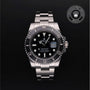 Rolex Certified Pre-owned Submariner M116610LN-0001 front on black background