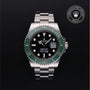 Rolex Certified Pre-owned Submariner M126610LV-0002 front on black background