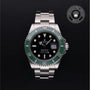 Rolex Certified Pre-owned Submariner M126610LV-0002 front on black background