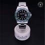 Rolex Certified Pre-owned Submariner M126610LV-0002 front on black background