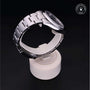 Rolex Certified Pre-owned Oyster Perpetual M124300-0003 front on black background
