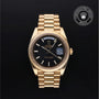Rolex Certified Pre-owned Day-date M228238-0007 front on black background