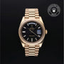Rolex Certified Pre-owned Day-date M228238-0004 front on black background