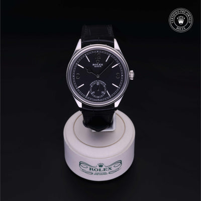 Rolex Certified Pre-owned Perpetual 1908 M52509-0002 front on black background