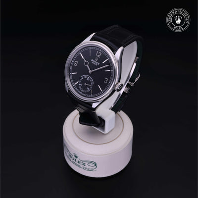 Rolex Certified Pre-owned Perpetual 1908 M52509-0002 front on black background