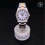 Rolex Certified Pre-owned Datejust M126283RBR-0016 front on black background