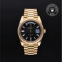 Rolex Certified Pre-owned Day-date M228238-0004 front on black background