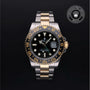 Rolex Certified Pre-owned GMT M116713LN-0001 front on black background