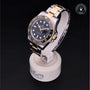 Rolex Certified Pre-owned GMT M116713LN-0001 front on black background