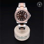 Rolex Certified Pre-owned Yacht-Master M116621-0001 front on black background