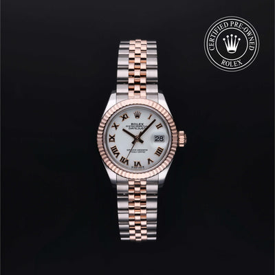 Rolex Certified Pre-owned Lady Datejust M279171-0021 front on black background