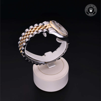 Rolex Certified Pre-owned Lady Datejust M178273-0006 front on black background